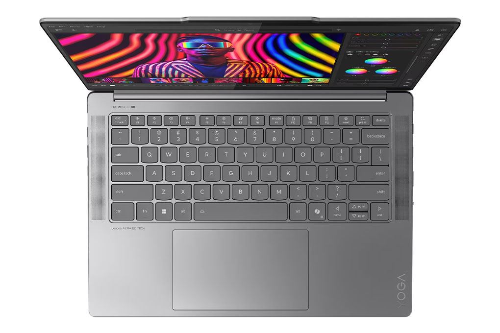 Laptop Lenovo Yoga Pro 7 14IAH10 - 83KF002BVN (Ultra 9 285H, 32GB, 1TB, 3K OLED 120Hz, Cảm ứng, OfficeH24+365, Win11) Màu Xám