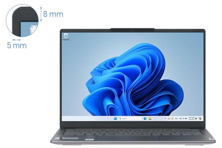 Laptop Lenovo Yoga Slim 7 OLED 14IMH9 - 83CV00DKVN (Ultra 7 155H, 32GB, 1TB, WUXGA OLED, OfficeH24+365, Win11) Màu Xám