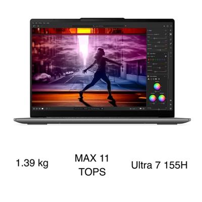 Laptop Lenovo Yoga Slim 7 OLED 14IMH9 - 83CV00DKVN (Ultra 7 155H, 32GB, 1TB, WUXGA OLED, OfficeH24+365, Win11)
