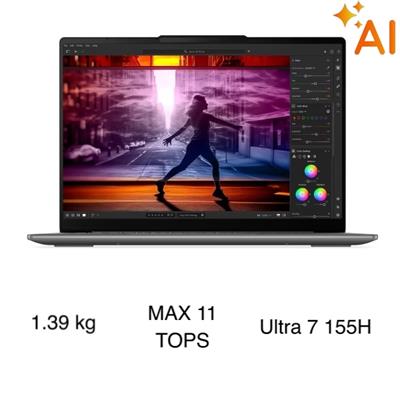 Laptop Lenovo Yoga Slim 7 OLED 14IMH9 - 83CV00DKVN (Ultra 7 155H, 32GB, 1TB, WUXGA OLED, OfficeH24+365, Win11)