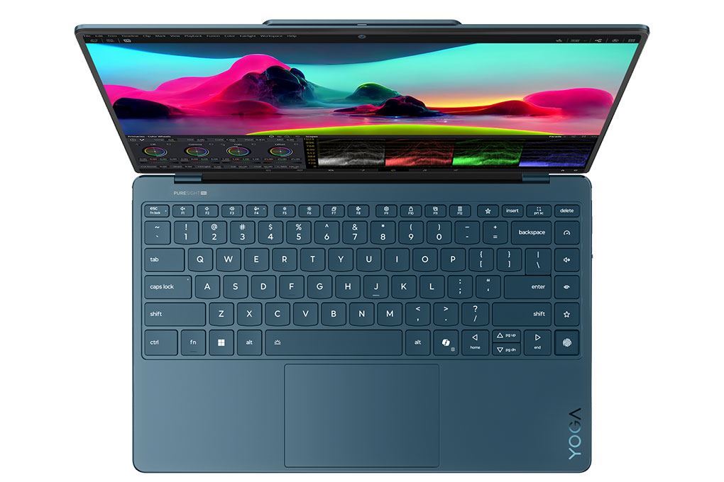 Laptop Lenovo Yoga  Slim 9 14ILL10 - 83CX002UVN (Ultra 7 258V, 32GB, 1TB, 4K OLED 120Hz, Cảm ứng, OfficeH24+365, Win11) Màu Xanh Dương