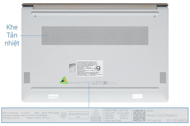 Laptop HP 15 fd1288TU - C2CV7PA (Ultra 7 155H, 16GB, 512GB, Full HD, Win11) Màu Vàng