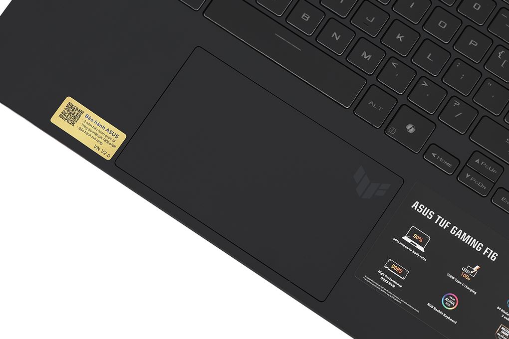 Laptop Asus TUF Gaming F16 FX607VJB - RL151W (Core 5 210H, 16GB, 512GB, RTX 3050 6GB, Full HD+, 144Hz, Win11) Màu Xám