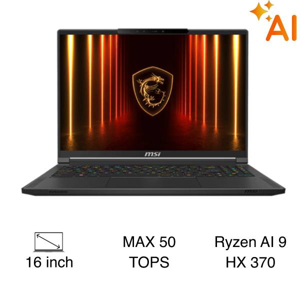 MSI Gaming Stealth A16 AI+ A3XWFG R9 AI HX 370 (018VN)