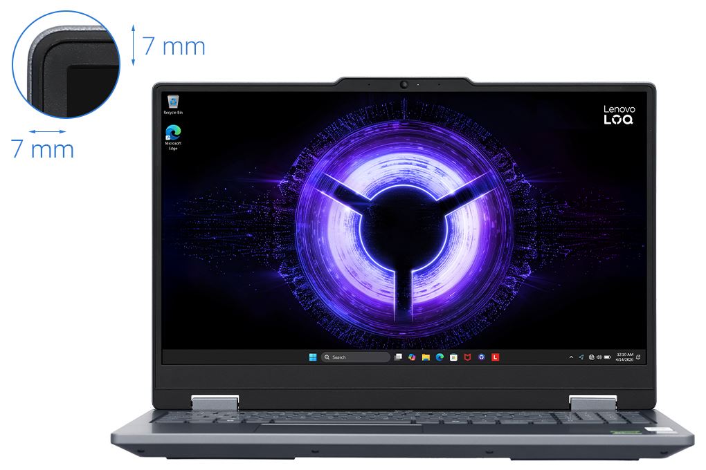 Laptop Lenovo Gaming LOQ Essential 15IRX11 - 83SC003SVN (i5 13450HX, 16GB, 1TB, RTX 5050 8GB, Full HD, 144Hz, Win11) Màu Xám