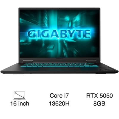 Laptop GIGABYTE Gaming A16 GA6H - GAMING-A16-CTHI3VN893SH (i7 13620H, 16GB, 512GB, RTX 5050 8GB, WUXGA 165Hz, Win11)