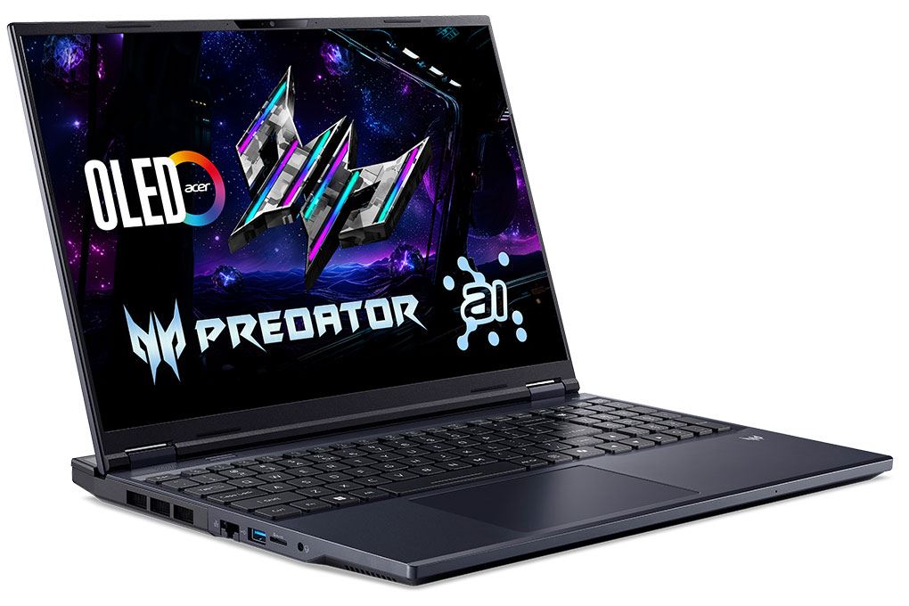 Laptop Acer Gaming Predator Helios Neo 16 AI PHN16 73 757W - NH.QVQSV.001 (Ultra 7 255HX, 32GB, 1TB, RTX 5060 8GB, 2K+ 240Hz, Win11) Màu Đen