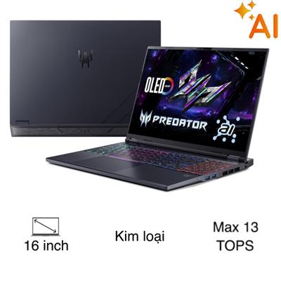Laptop Acer Gaming Predator Helios Neo 16 AI PHN16 73 757W - NH.QVQSV.001 (Ultra 7 255HX, 32GB, 1TB, RTX 5060 8GB, 2K+ 240Hz, Win11)