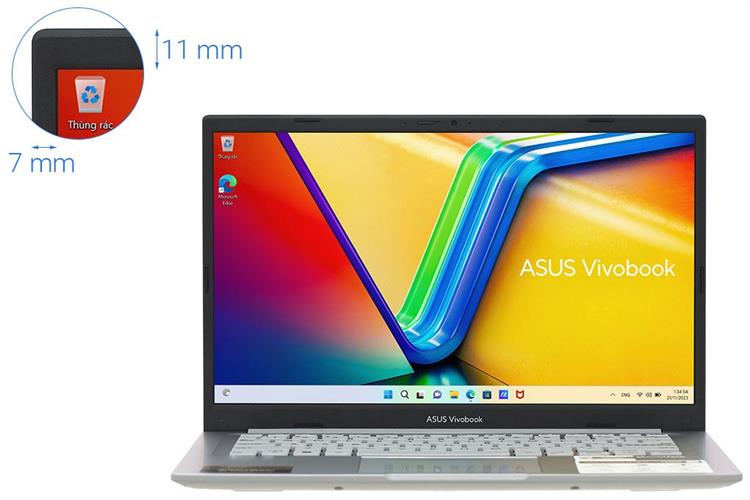 Laptop Asus Vivobook 14 X1404VA - EB260W (Core 5 120U, 16GB, 512GB, Full HD, Win11) Màu Bạc