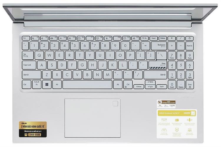 Laptop Asus Vivobook 15 X1504VA - BQ185W (Core 5 120U, 16GB, 512GB, Full HD, Win11) Màu Bạc
