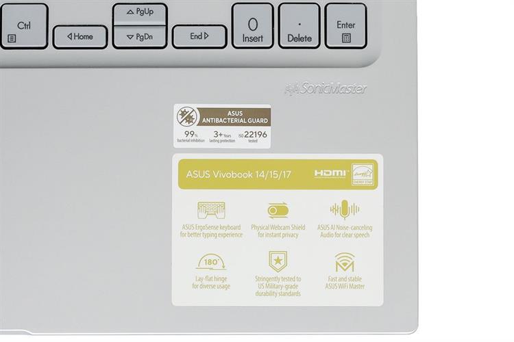 Laptop Asus Vivobook 15 X1504VA - BQ285W (Core 5 120U, 16GB, 512GB, Full HD, Win11) Màu Bạc
