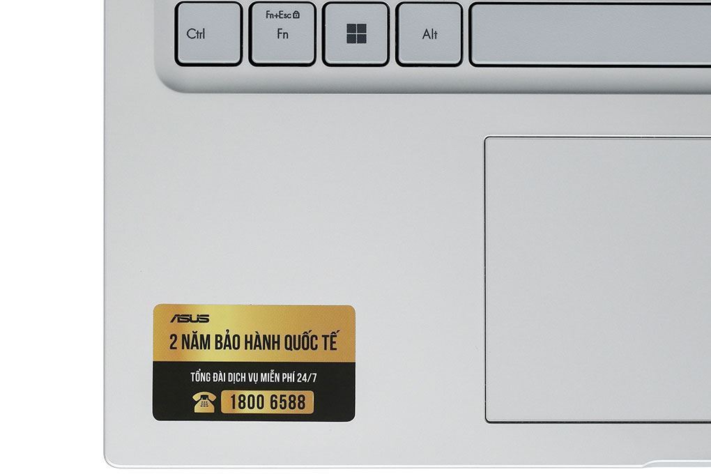 Laptop Asus Vivobook 15 X1504VA - BQ295W (Core 7 150U, 16GB, 512GB, Full HD, Win11) Màu Bạc