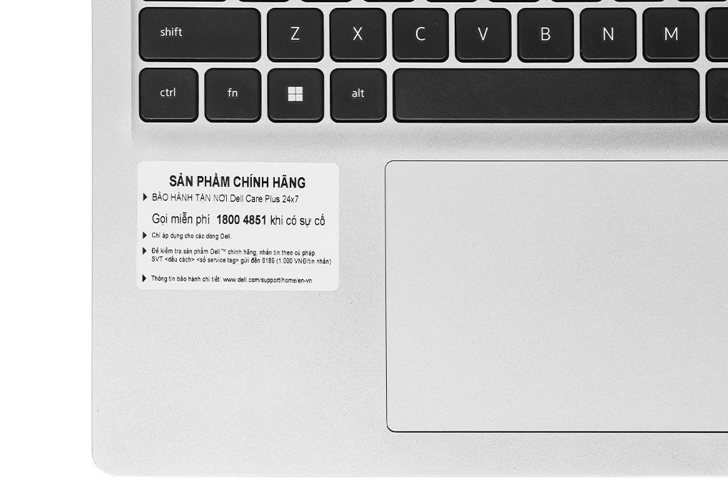 Laptop Dell 15 DC15250 - 71084747 (i7 1355U, 16GB, 512GB, Full HD 120 Hz, OfficeHS24+365, Win11) Màu Bạc
