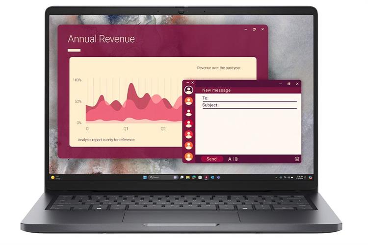 Laptop Dell Pro 14 PC14250 - 225U-16512WH (Ultra 5 225U, 16GB, 512GB, Full HD+, KYHD, Win11) Màu Đen