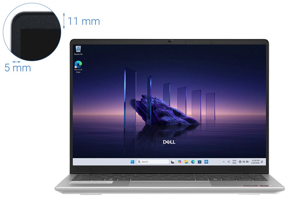 Laptop Dell 14 DC14255 - DC4AI5278W1 (R5 AI 330, 16GB, 512GB, Full HD+, KYHD, OfficeH24+365, Win11) - 3