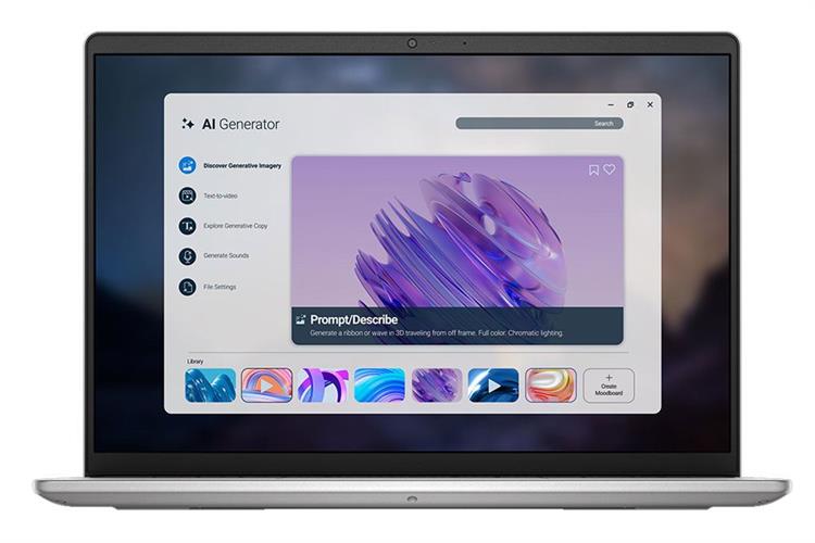 Laptop Dell 14 DC14255 - 71083617 (R7 AI 350, 16GB, 1TB, Full HD+, OfficeH24+365, Win11) Màu Bạc