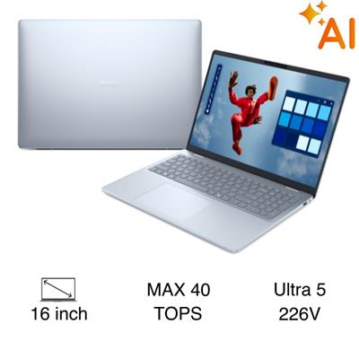 Laptop Dell 16 Plus DB16250 - DB6U5387W1 (Ultra 5 226V, 16GB, 1TB, WQXGA, OfficeH24+365, Win11)