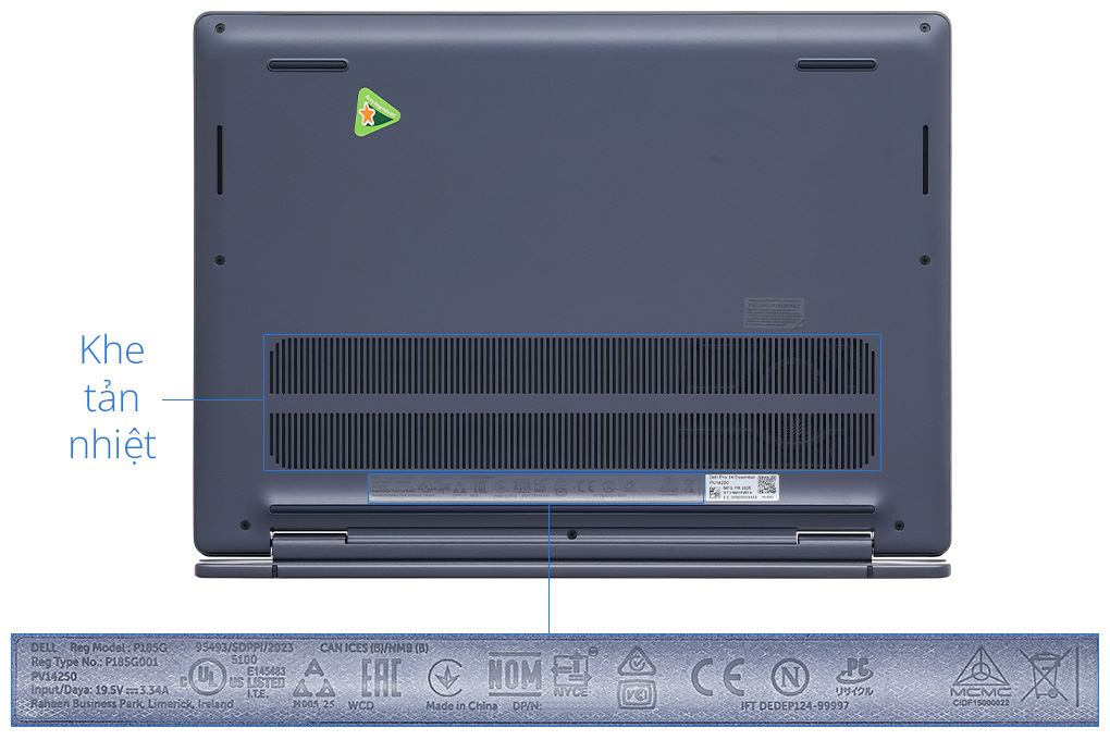 Laptop Dell Pro 14 Essential PV14250 - PV14250-120U-16512W-BL (Core 5 120U, 16GB, 512GB, Full HD+, OfficeH24+365, Win11) Màu Xanh Đậm