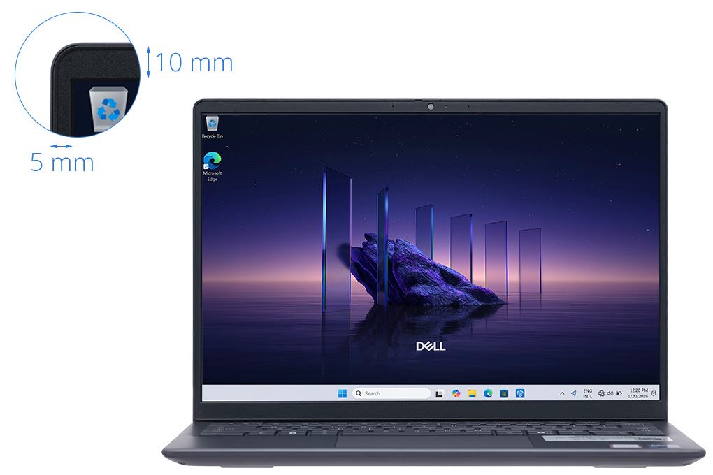 Laptop Dell Pro 14 Essential PV14250 - PV14250-120U-16512W-BL (Core 5 120U, 16GB, 512GB, Full HD+, OfficeH24+365, Win11) Màu Xanh Đậm