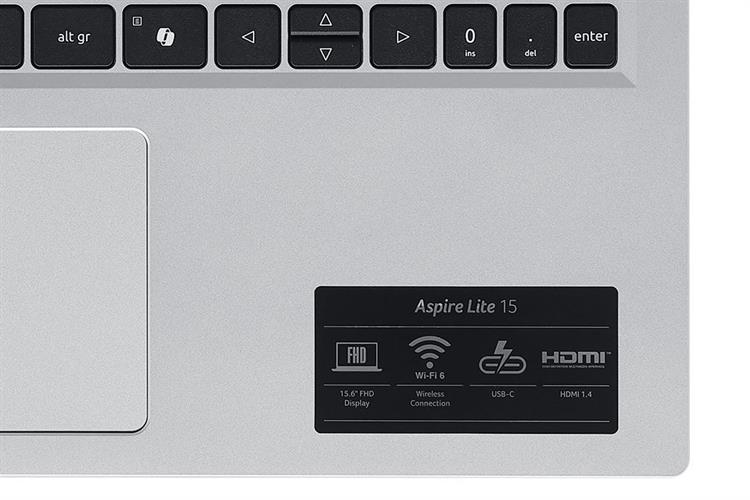 Laptop Acer Aspire Lite 15 AL15-33P-38BA - NX.D2KSV.001 (Core 3 N355, 8GB, 512GB, Full HD, Win11) Màu Bạc