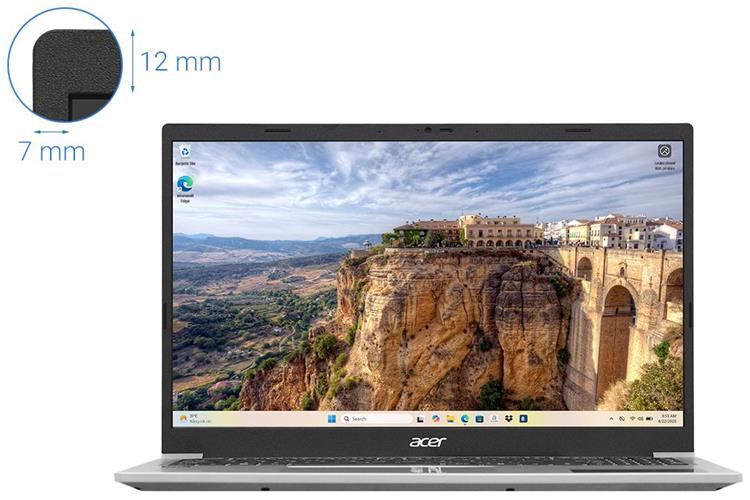 Laptop Acer Aspire Lite 15 AL15-33P-38BA - NX.D2KSV.001 (Core 3 N355, 8GB, 512GB, Full HD, Win11) Màu Bạc