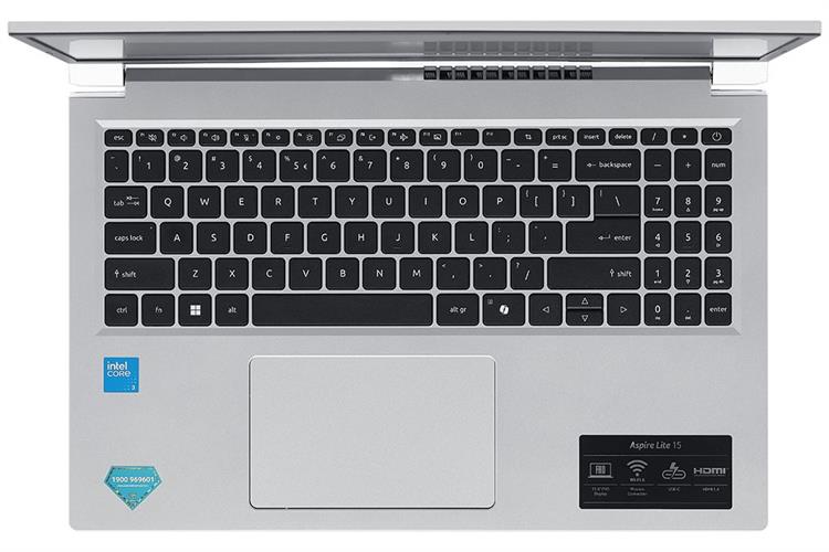 Laptop Acer Aspire Lite 15 AL15-33P-38BA - NX.D2KSV.001 (Core 3 N355, 8GB, 512GB, Full HD, Win11) Màu Bạc