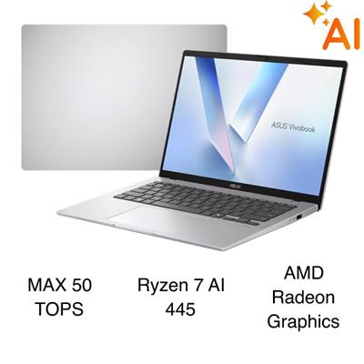 Laptop Asus Vivobook 14 M1407GA - LY270W (R7 AI 445, 16GB, 512GB, WUXGA, Win11)