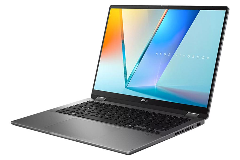 Laptop Asus Vivobook 14 Flip TP3407SA - SG349W (Ultra 5 226V, 16GB, 512GB, WUXGA OLED, Cảm ứng, Win11) Màu Xám