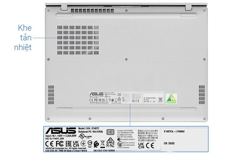 Laptop Asus Vivobook 14 X1407CA - LY008W (Ultra 5 225H, 16GB, 512GB, WUXGA, Win11) Màu Bạc