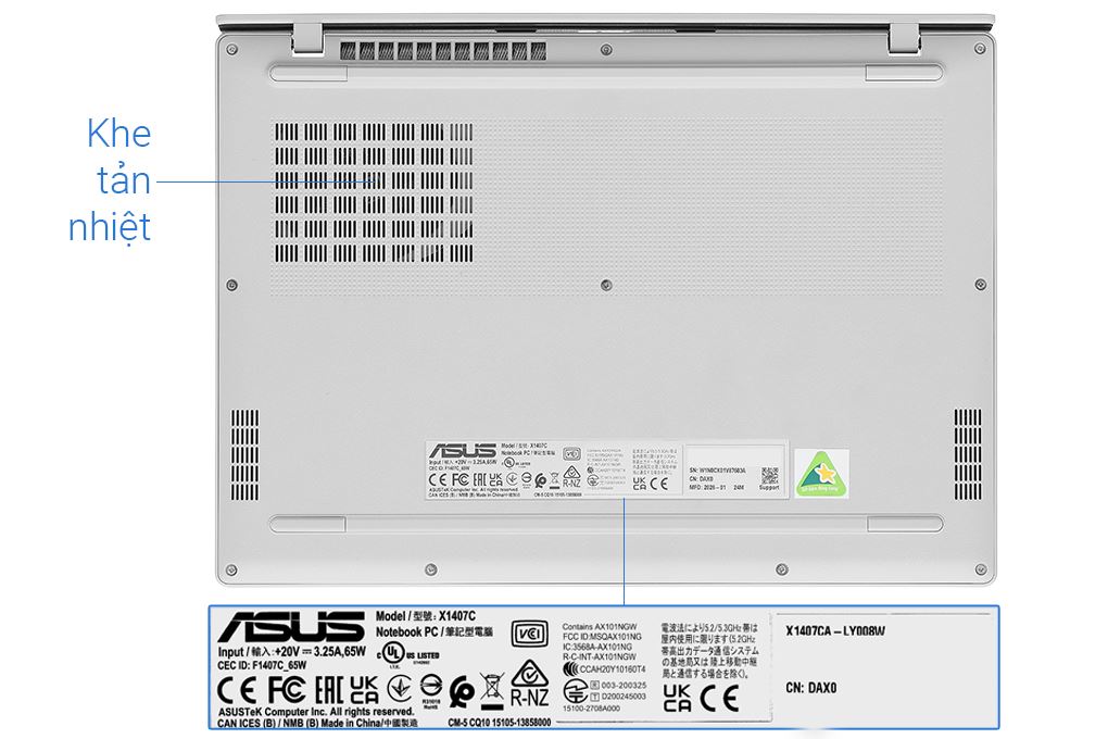 Asus Vivobook 14 X1407CA - LY008W (Ultra 5 225H, 16GB, 512GB, WUXGA, Win11) - 11