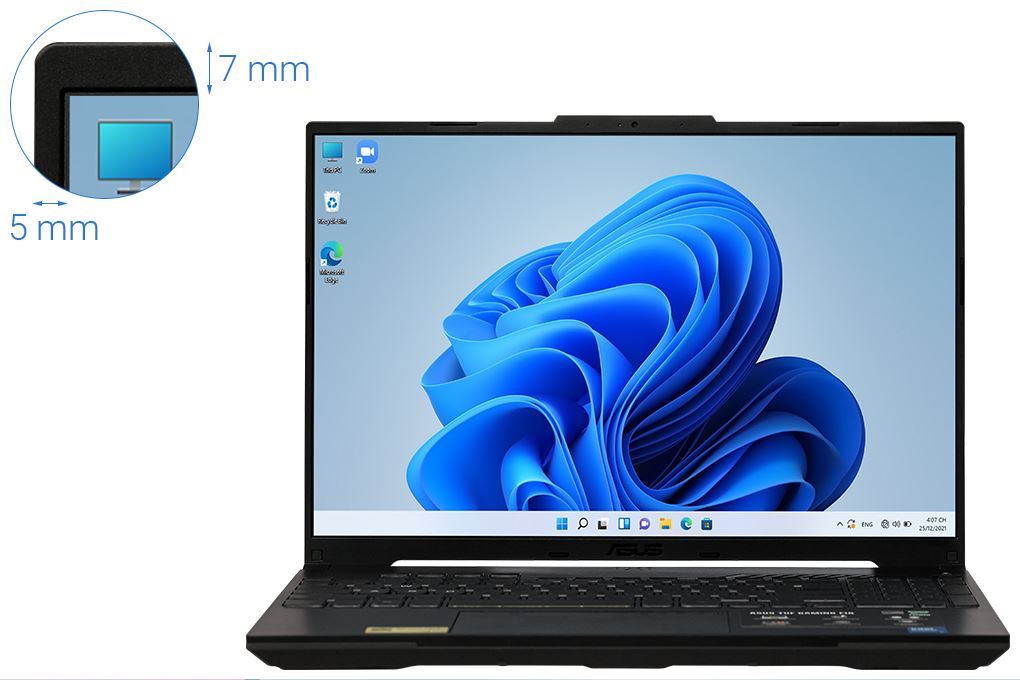 Laptop Asus TUF Gaming FX607VU - RL045W (Core 5 210H, 16GB, 512GB, RTX 4050 6GB, Full HD+ 144Hz, Win11) Màu Xám