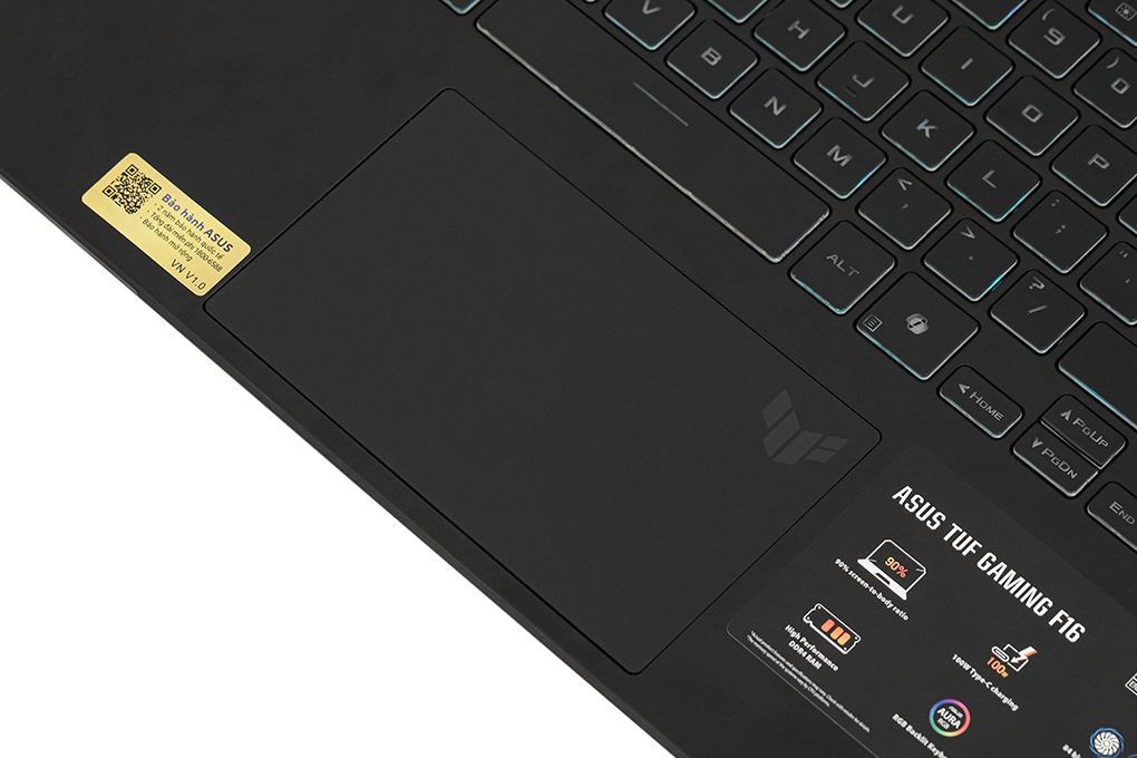 Laptop Asus TUF Gaming FX607VU - RL045W (Core 5 210H, 16GB, 512GB, RTX 4050 6GB, Full HD+ 144Hz, Win11) Màu Xám