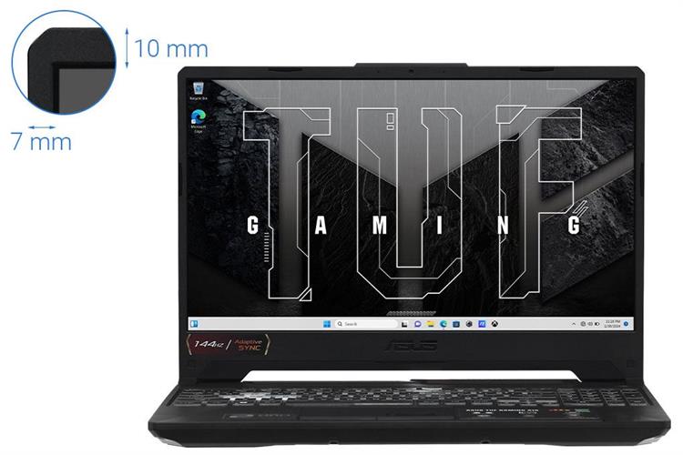 Laptop Asus TUF Gaming FA506NCQ - HN005W (R7 170, 16GB, 512GB, RTX 3050 4GB, Full HD 144Hz, Win11) Màu Đen