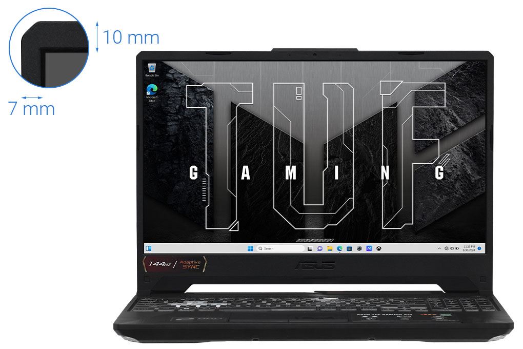 Asus TUF Gaming FA506NCQ - HN005W (R7 170, 16GB, 512GB, RTX 3050 4GB, Full HD 144Hz, Win11) - 3