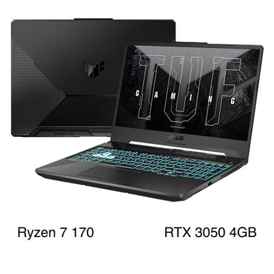 Laptop Asus TUF Gaming FA506NCQ - HN005W (R7 170, 16GB, 512GB, RTX 3050 4GB, Full HD 144Hz, Win11)