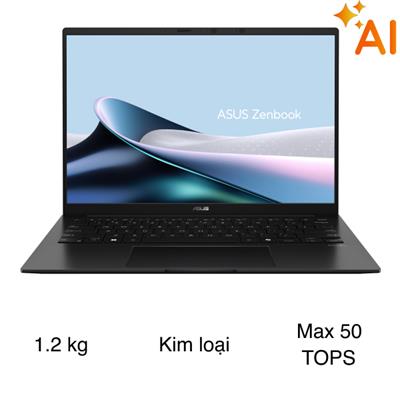 Laptop Asus Zenbook 14 UM3406GA - QD073WS (R7 AI 445, 32GB, 1TB, WUXGA OLED, OfficeH24+365, Win11)