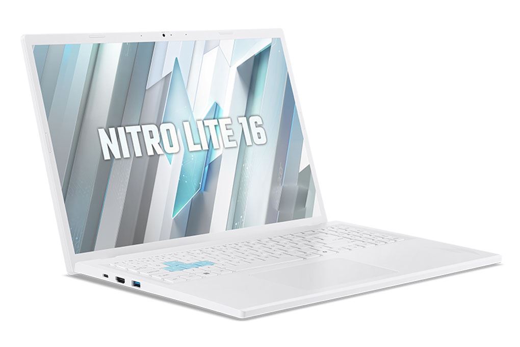 Laptop Acer Nitro Lite NL16-71G-71FN - NH.D5ASV.003 (i7 13620H, 16GB, 512GB, RTX 4050 6GB, FHD+ 180Hz, Win11) Màu Trắng