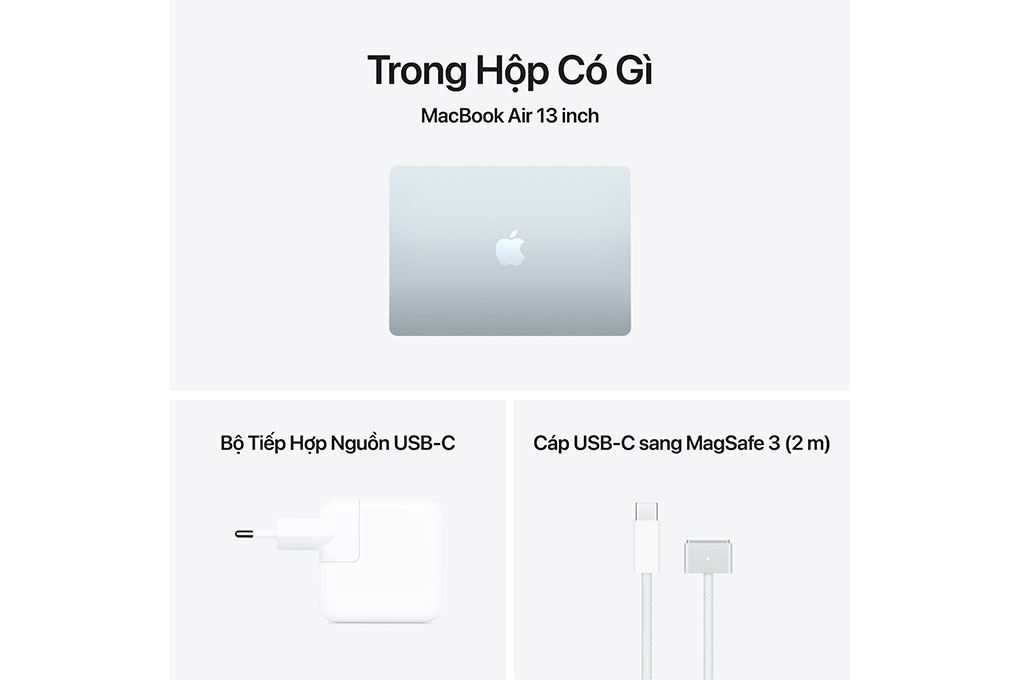 Laptop MacBook Air 13 inch M5 16GB/512GB Xanh da trời nhạt - 9