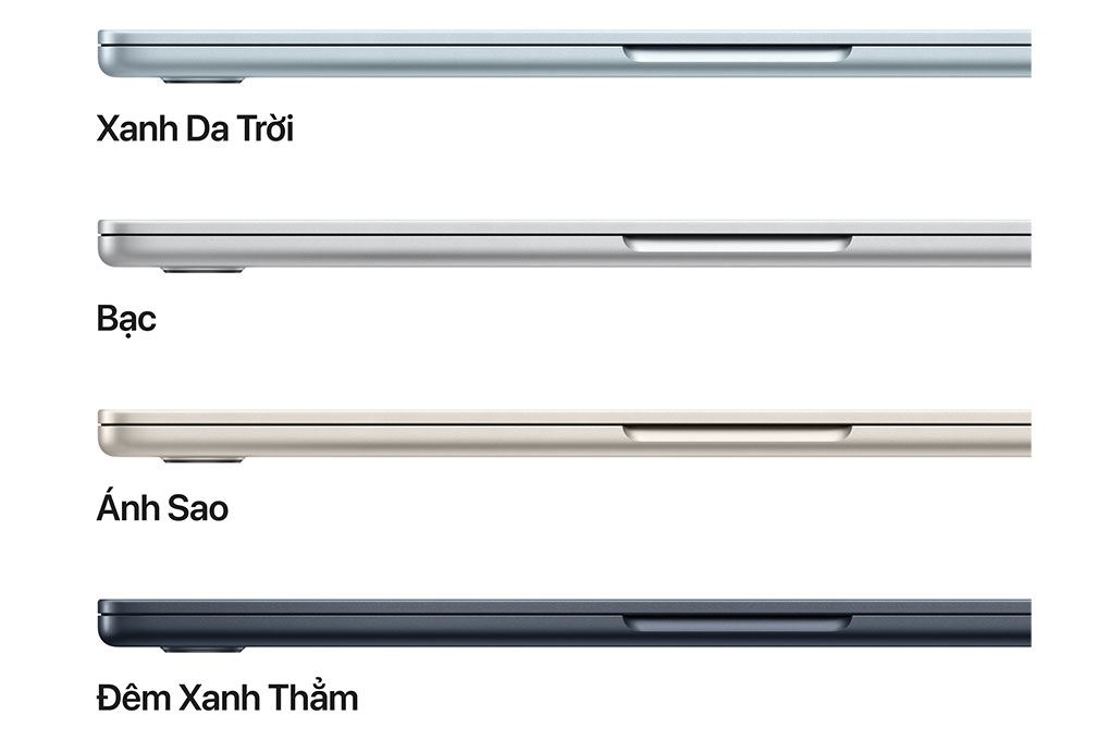 MacBook Air 13 inch M5 16GB/1TB/10GPU 35W Xanh đen - 3