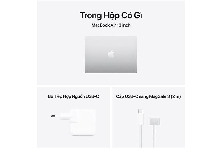 Laptop MacBook Air 13 inch M5 24GB/1TB Màu Bạc