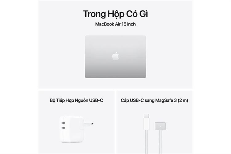 Laptop MacBook Air 15 inch M5 16GB/1TB Màu Bạc