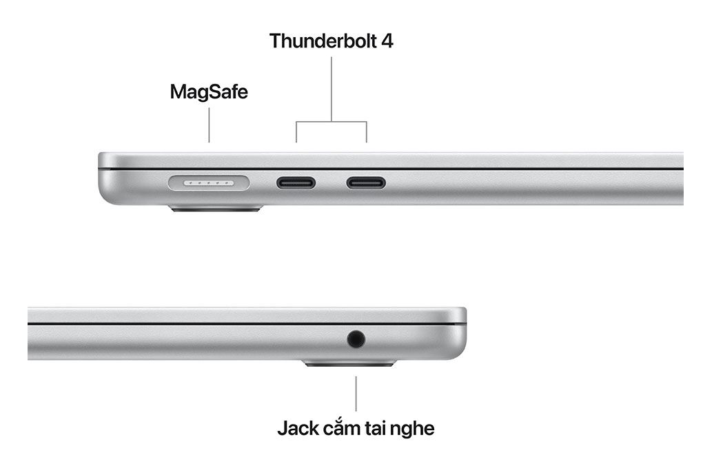 MacBook Air 13 inch M5 16GB/512GB/8GPU 70W Bạc - 6