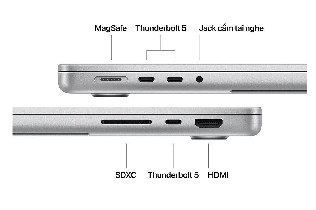 Laptop MacBook Pro 14 inch M5 Pro 24GB/2TB 70W Màu Bạc