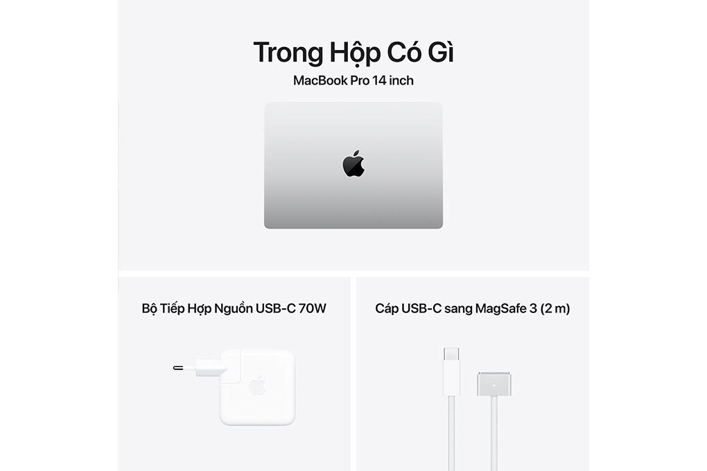 Laptop MacBook Pro 14 inch M5 Pro 24GB/2TB 70W Màu Bạc