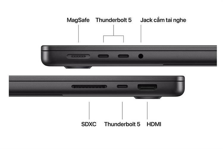 Laptop MacBook Pro 14 inch M5 Max 36GB/2TB Màu Đen