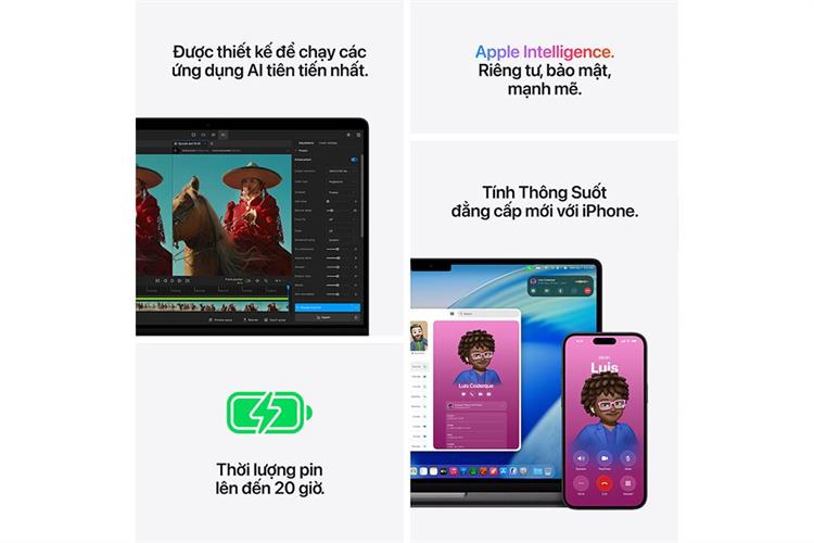 Laptop MacBook Pro 14 inch M5 Max 36GB/2TB Màu Đen