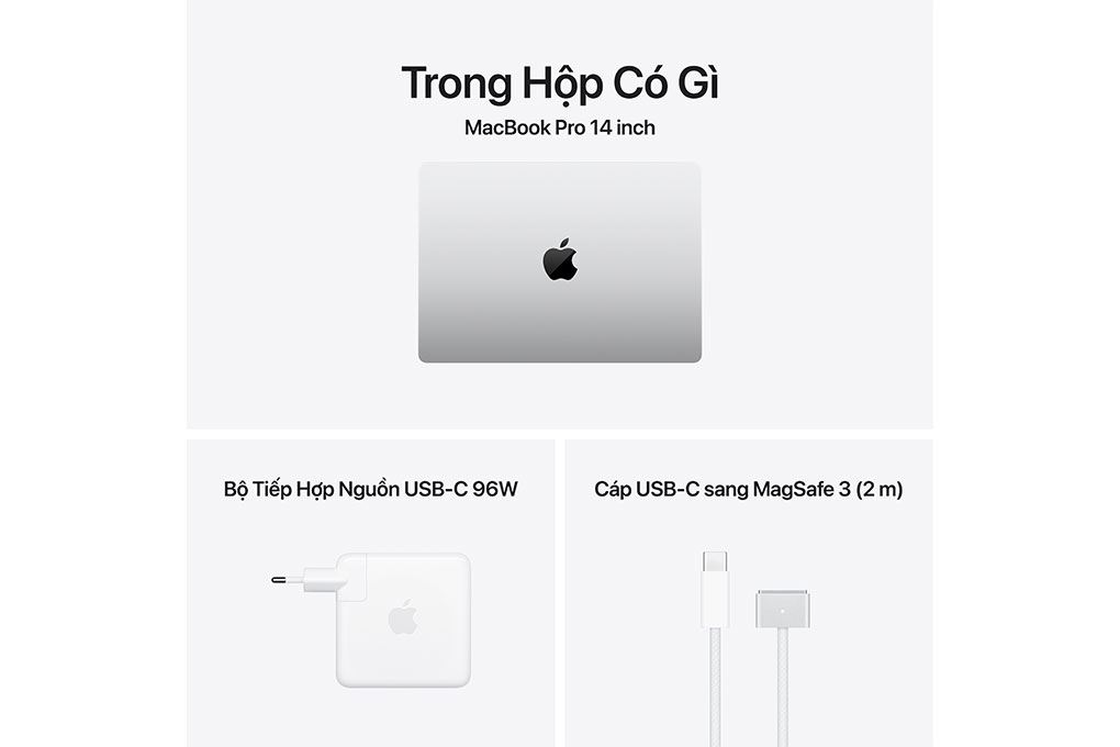 Laptop MacBook Pro 14 inch M5 Max 36GB/2TB Màu Bạc