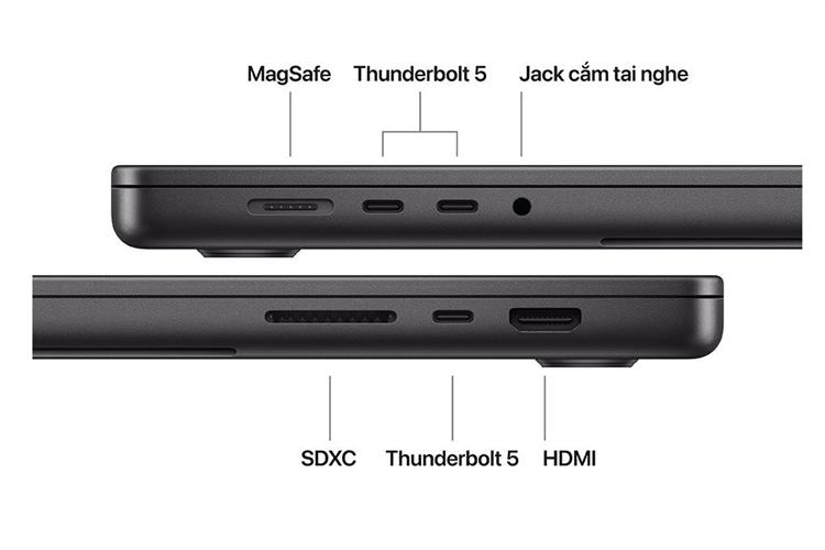 Laptop MacBook Pro 16 inch M5 Pro 24GB/1TB Màu Đen