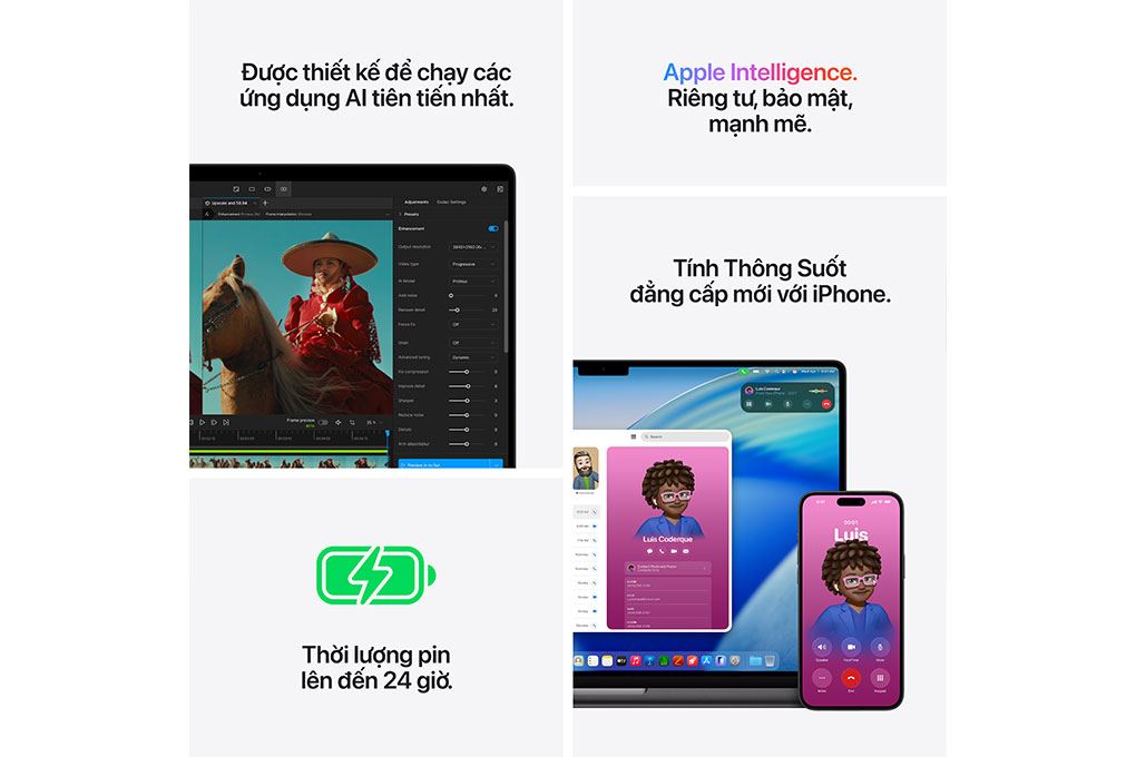 Laptop MacBook Pro 16 inch M5 Pro 24GB/1TB Màu Đen