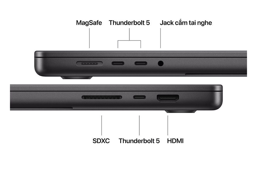 Laptop MacBook Pro 16 inch M5 Pro 48GB/1TB Màu Đen